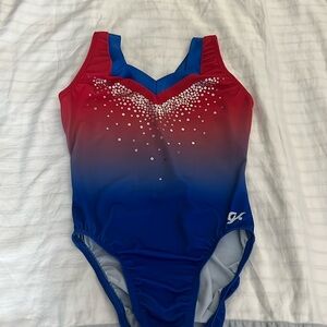 Sparkly gk leotard perfect for the Olympics. Child large